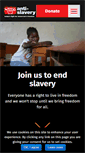 Mobile Screenshot of antislavery.org